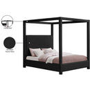  Color_Black  Size_King  -- Meridian Eden Upholstered Canopy Bed IMAGE 7