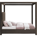 Meridian Eden Brown Boucle Fabric King Bed (3 Boxes) IMAGE 4