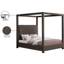  Color_Brown  Size_Queen  -- Eden Brown Boucle Fabric Upholstered Queen Bed IMAGE 7