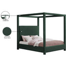  Color_Green  Size_Queen  -- Eden Green Boucle Fabric Upholstered Queen Bed IMAGE 7