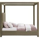  Color_Olive  Size_King  -- Eden Olive Boucle Fabric Upholstered King Bed IMAGE 4