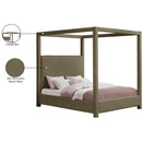  Color_Olive  Size_Queen  -- Eden Olive Boucle Fabric Upholstered Queen Bed IMAGE 7
