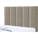 Meridian Hudson Beige Vegan Leather Twin Trundle Bed IMAGE 7