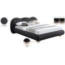Meridian Hyde Black Boucle Fabric Queen Bed (3 Boxes) IMAGE 10