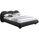 Meridian Hyde Black Boucle Fabric Queen Bed (3 Boxes) IMAGE 2