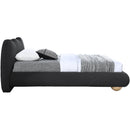  Color_Black  Size_Twin  -- Hyde Black Boucle Fabric Upholstered Twin Bed IMAGE 7