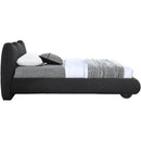  Color_Black  Size_Twin  -- Hyde Black Boucle Fabric Upholstered Twin Bed IMAGE 8
