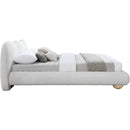 Meridian Hyde Cream Boucle Fabric Full Bed (3 Boxes) IMAGE 7