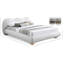  Color_Cream  Size_King  -- Hyde Cream Boucle Fabric Upholstered King Bed IMAGE 11
