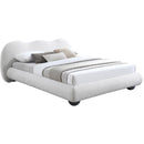 Meridian Hyde Cream Boucle Fabric King Bed (3 Boxes) IMAGE 2