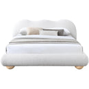 Meridian Hyde Cream Boucle Fabric King Bed (3 Boxes) IMAGE 5