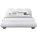 Meridian Hyde Cream Boucle Fabric Queen Bed (3 Boxes) IMAGE 6
