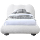 Meridian Hyde Cream Boucle Fabric Twin Bed (3 Boxes) IMAGE 6