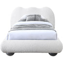  Color_Cream  Size_Twin  -- Hyde Cream Boucle Fabric Upholstered Twin Bed IMAGE 6