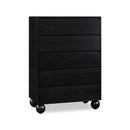  Color_Black -- Meridian Kent 5 Drawer Chest IMAGE 1
