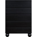  Color_Black -- Meridian Kent 5 Drawer Chest IMAGE 3