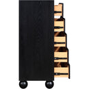  Color_Black -- Meridian Kent 5 Drawer Chest IMAGE 4