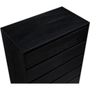  Color_Black -- Meridian Kent 5 Drawer Chest IMAGE 7