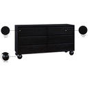  Color_Black -- Meridian Kent 6 Drawer Dresser IMAGE 11
