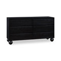 Color_Black -- Meridian Kent 6 Drawer Dresser IMAGE 1