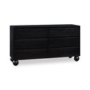  Color_Black -- Meridian Kent 6 Drawer Dresser IMAGE 1