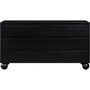  Color_Black -- Meridian Kent 6 Drawer Dresser IMAGE 3