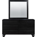  Color_Black -- Meridian Kent 6 Drawer Dresser IMAGE 4