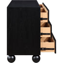  Color_Black -- Meridian Kent 6 Drawer Dresser IMAGE 6