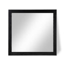  Meridian Kent Black Ash Wood Mirror IMAGE 1