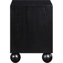  Color_Black -- Meridian Kent 2 Drawer Nightstand IMAGE 5