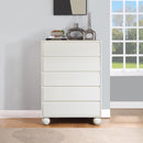  Color_Cream -- Kent Cream Ash Wood Chest IMAGE 2