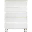  Color_Cream -- Kent Cream Ash Wood Chest IMAGE 3