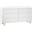  Color_Cream -- Kent Cream Ash Wood Dresser IMAGE 12