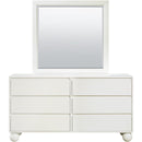  Color_Cream -- Kent Cream Ash Wood Dresser IMAGE 4