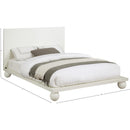  Color_Cream  Size_King  -- Kent Cream Ash Wood King Bed IMAGE 9