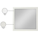  Meridian Kent Cream Ash Wood Mirror IMAGE 5