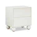  Color_Cream -- Kent Cream Ash Wood Nightstand IMAGE 1