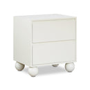  Color_Cream -- Kent Cream Ash Wood Nightstand IMAGE 1