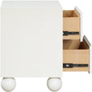 Meridian Kent Cream Night Stand IMAGE 4