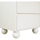  Color_Cream -- Kent Cream Ash Wood Nightstand IMAGE 8