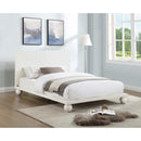  Color_Cream  Size_Queen  -- Kent Cream Ash Wood Queen Bed IMAGE 2