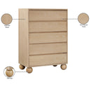 Color_Natural -- Kent Natural Ash Wood Chest IMAGE 9