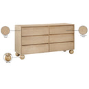  Color_Natural -- Kent Natural Ash Wood Dresser IMAGE 11