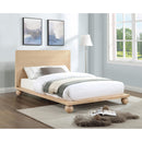  Color_Natural  Size_King  -- Kent Natural Ash Wood King Bed IMAGE 2