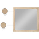  Meridian Kent Natural Ash Wood Mirror IMAGE 5