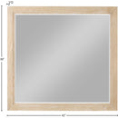  Meridian Kent Natural Ash Wood Mirror IMAGE 6