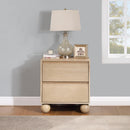  Color_Natural -- Kent Natural Ash Wood Nightstand IMAGE 2