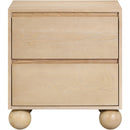  Color_Natural -- Kent Natural Ash Wood Nightstand IMAGE 3