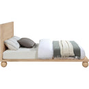  Color_Natural  Size_Queen  -- Kent Natural Ash Wood Queen Bed IMAGE 3