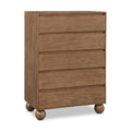  Color_Walnut -- Kent Walnut Ash Wood Chest IMAGE 1